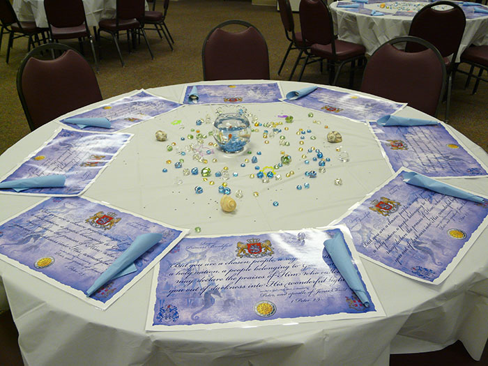Princess Breakfast 2010 Table Setting